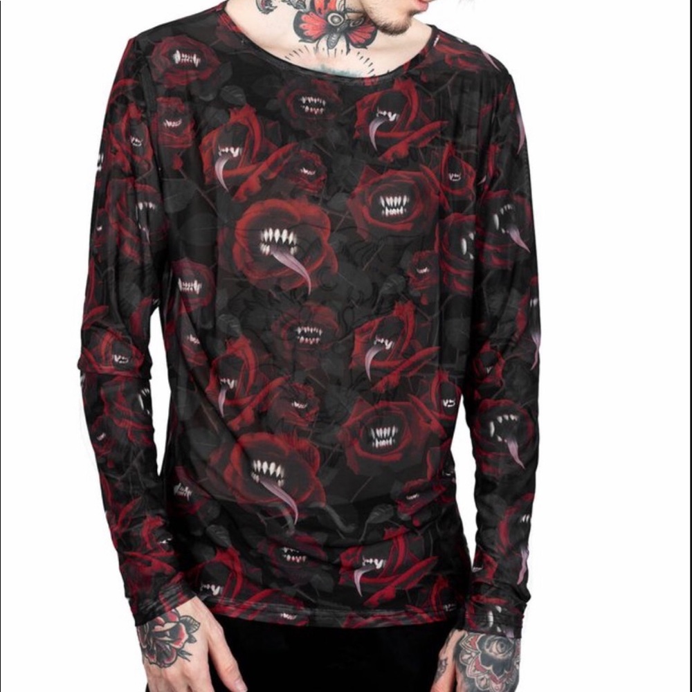 NWT KILLSTAR Levi Mesh Top goth witch punk witch - Picture 1 of 3